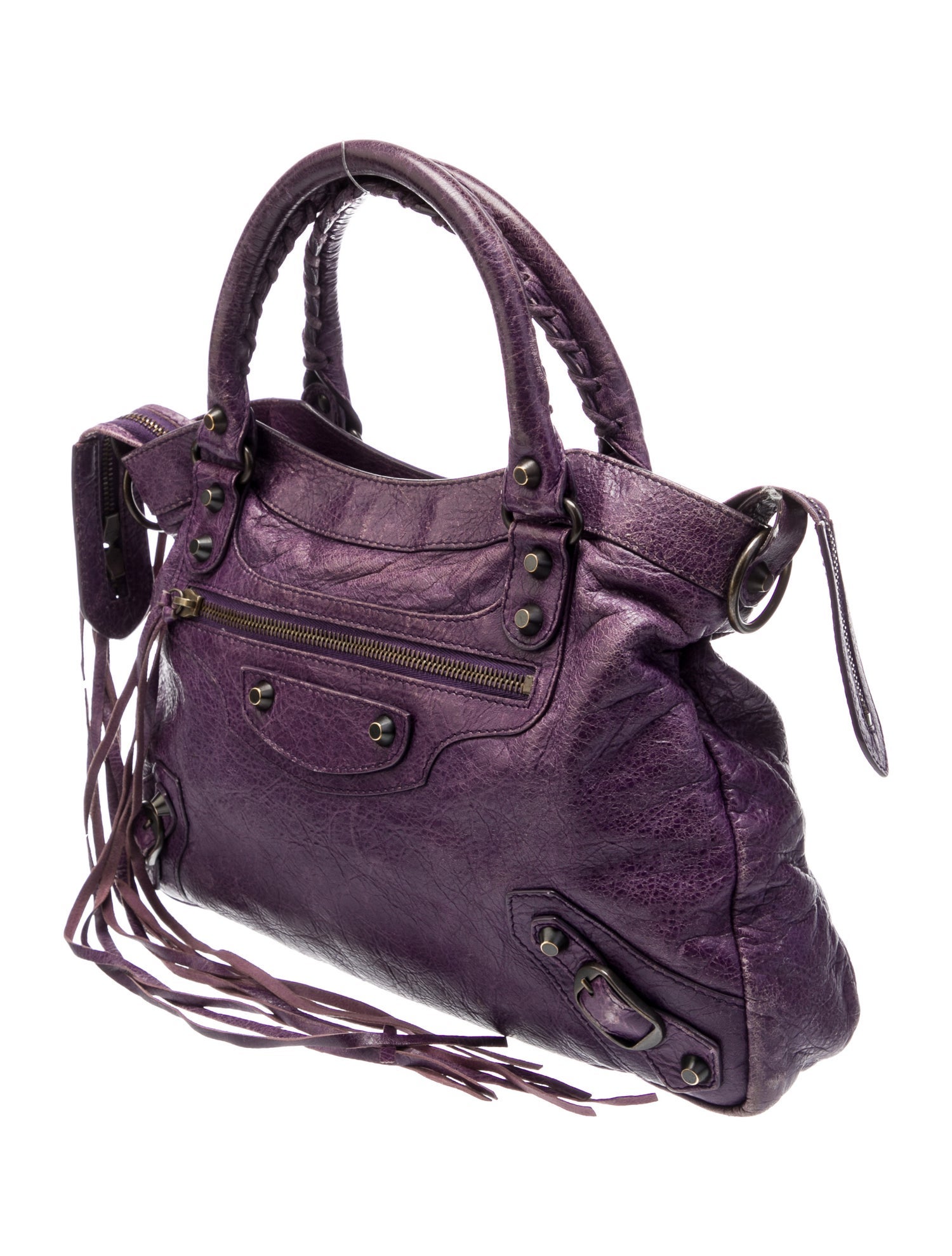 Balenciaga Leather Motocross Classic City